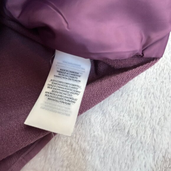 Ralph Lauren RLX Womens Hybrid Full-Zip Jacket Large Purple Full-Zip Lightweight - Picture 5 of 9